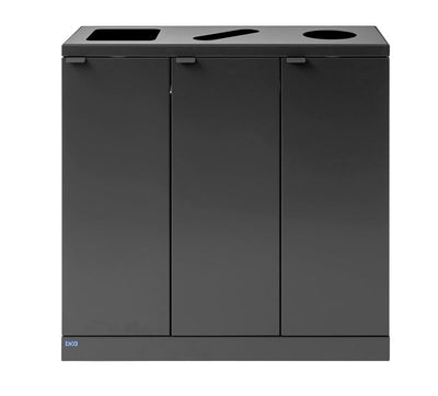 06_Affaldsbeholder med 3 indkast 45-195 liter