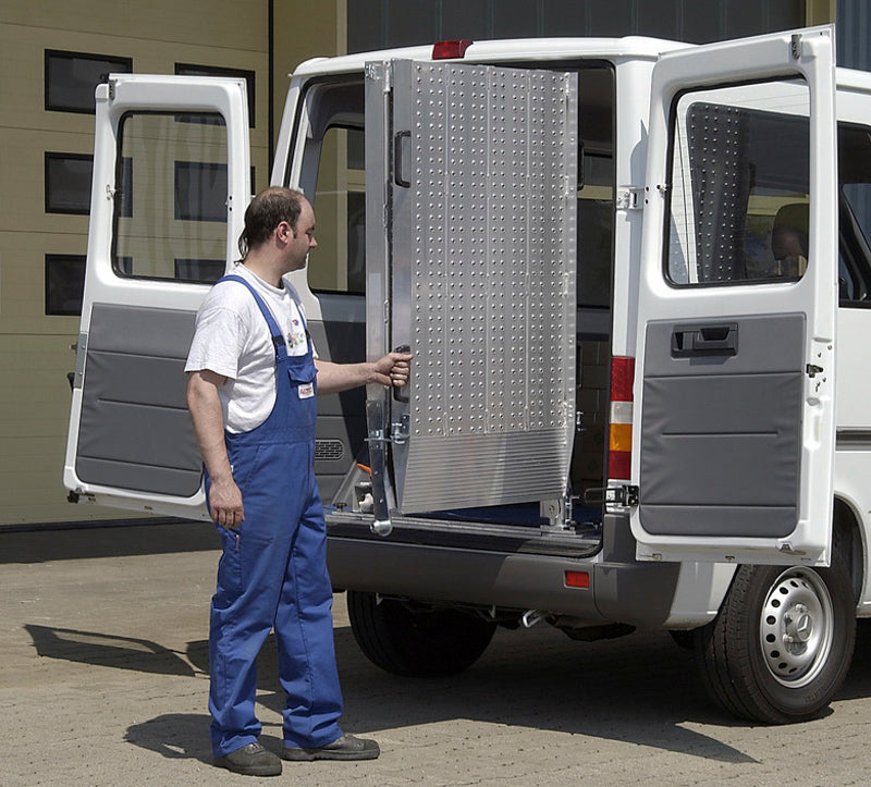 Altec Drejelig 2-delt læsserampe til køretøjer - 2000 x 800 mm- 450 kg