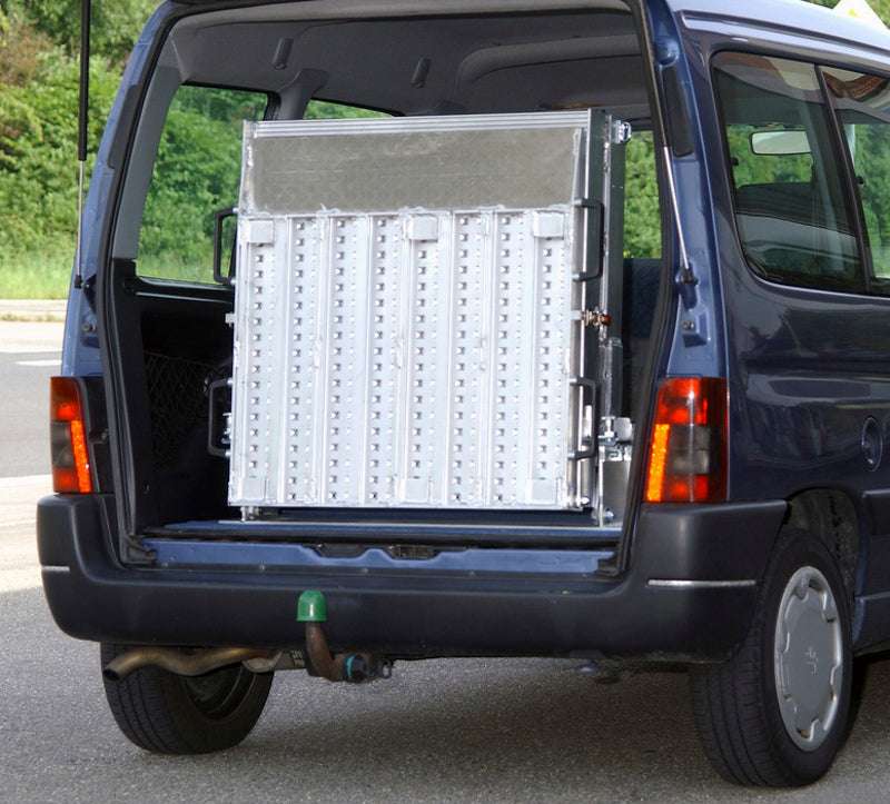 Altec 3-delt læsserampe til køretøjer med lav indvendig højde - 2900 x 825 mm - 350 kg
