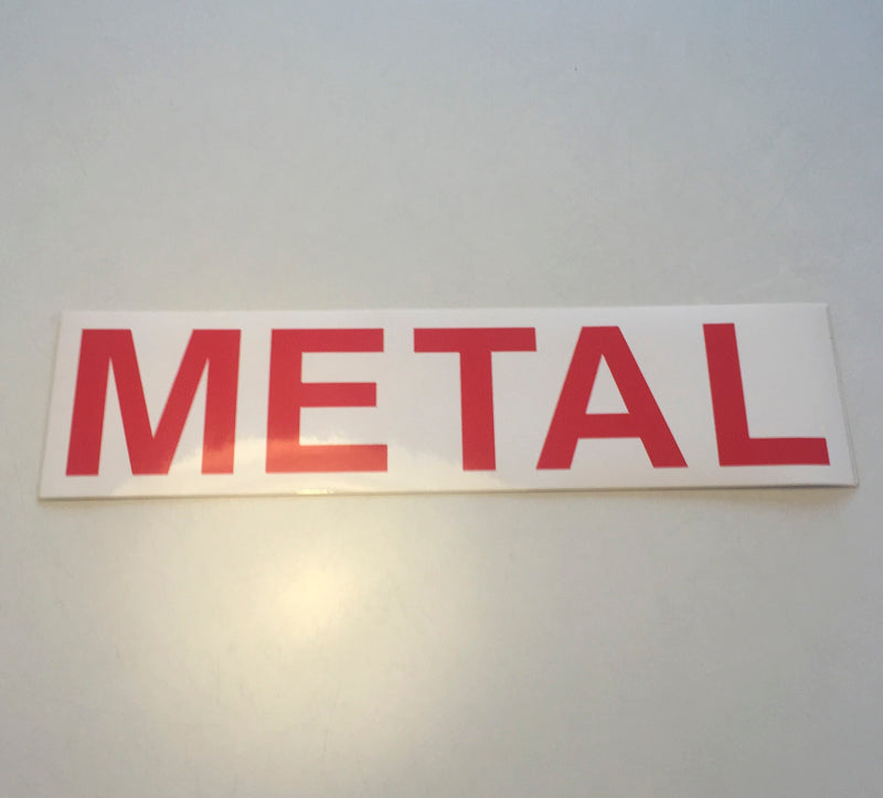 Mærkat - Metal