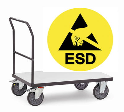 ESD vogne med skubbebøjle