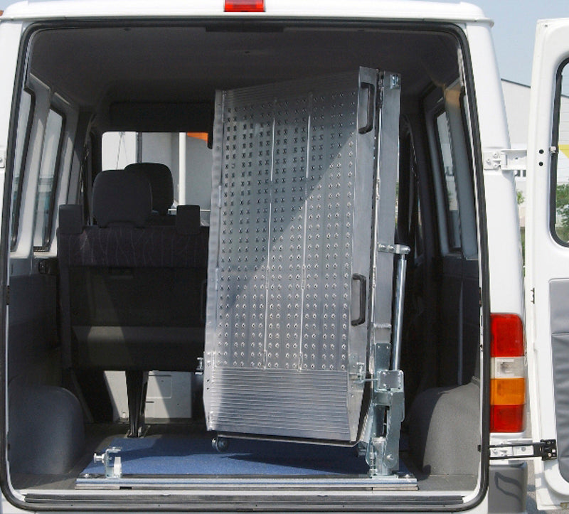 Altec Drejelig 2-delt læsserampe til køretøjer - 2400 x 800 mm- 450 kg