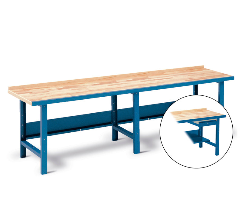 Arbejdsbord 3000 mm komplet