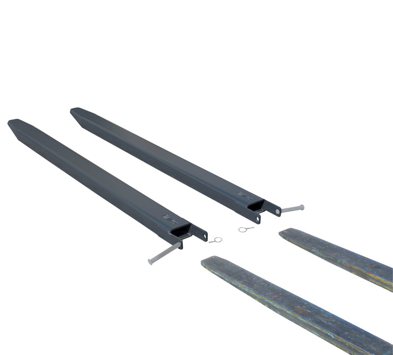 Bauer - Gaffelforlængere lukket profil - 1600 mm for gafler 120 x 40 mm