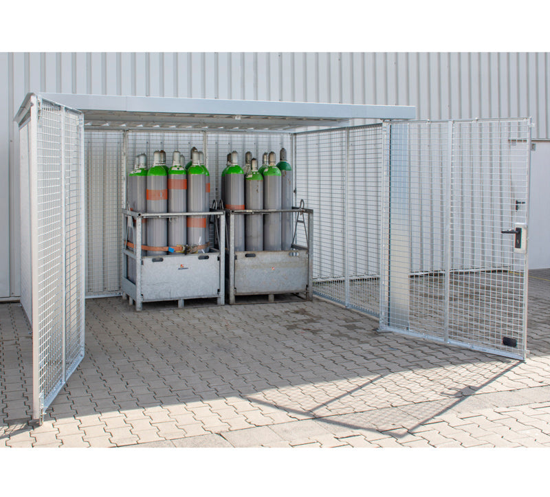 Gaslager for 168 stk. flasker Ø230 mm uden bund