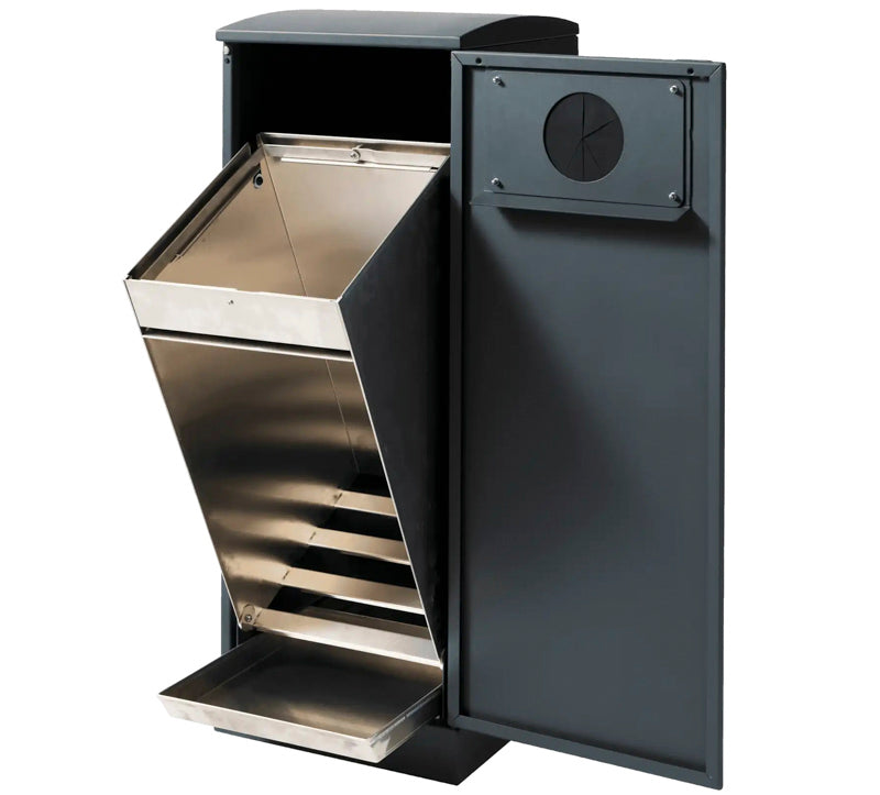 Elegant indendørs affaldsbeholder 622 - 90 Liter - Dobbelt Flaske indkast