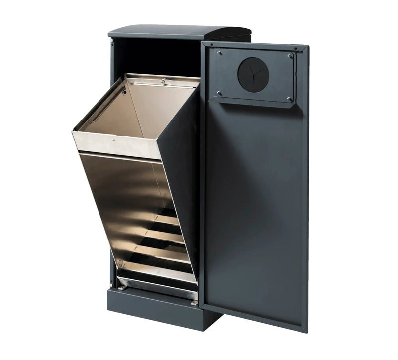 Elegant indendørs affaldsbeholder 622 - 90 Liter - Dobbelt Flaske indkast