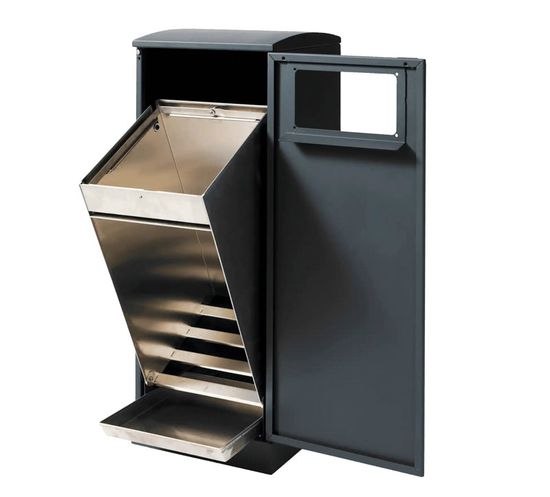 Elegant indendørs affaldsbeholder 621 - 90 Liter - Åbent indkast