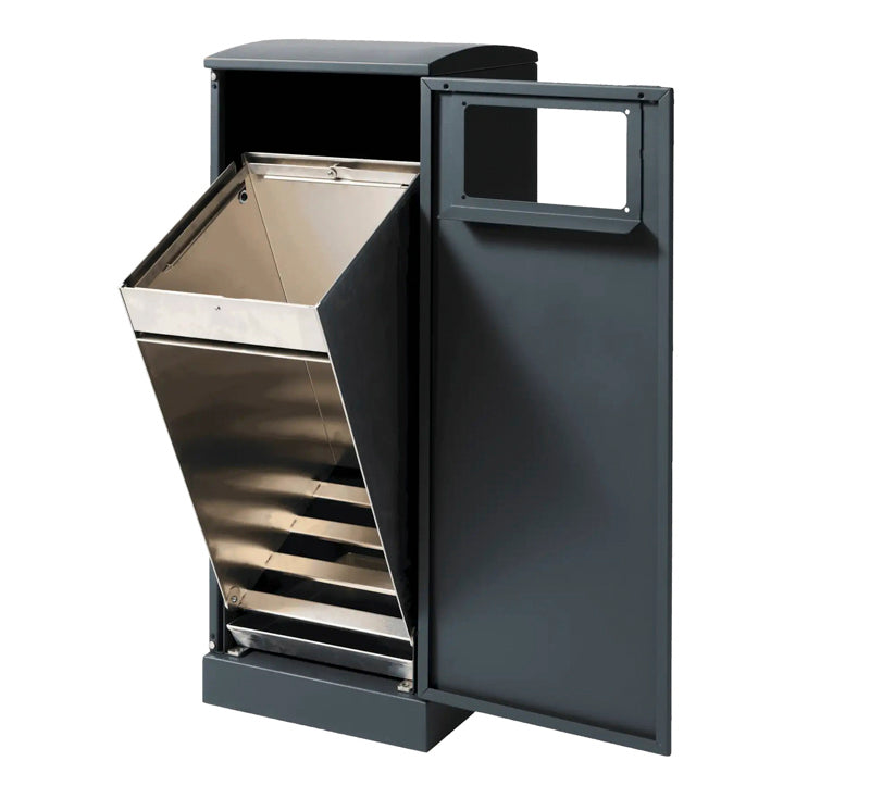 Elegant indendørs affaldsbeholder 621 - 90 Liter - Åbent indkast