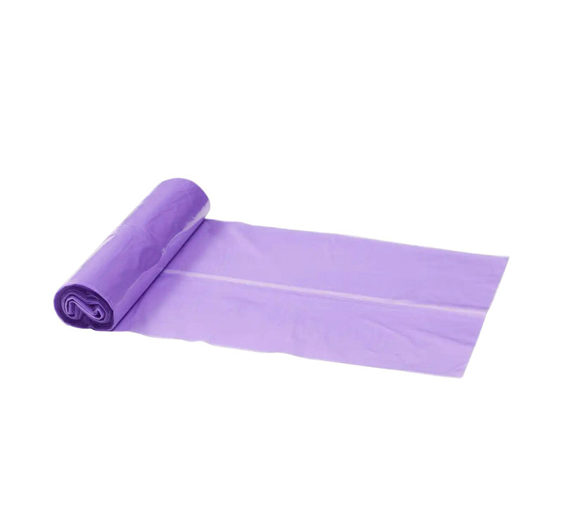 Plastikposer 25 liter - Lilla - 600 stk.