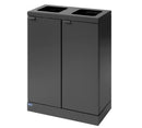 Kraftig indendørs affaldsbeholder 871 med åbent indkast 2 x 45 Liter