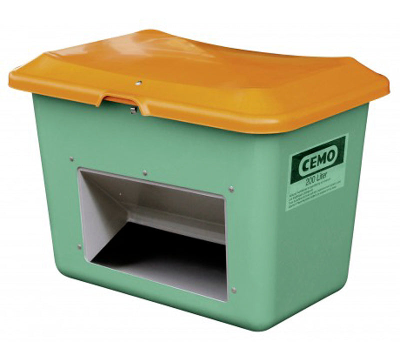 CEMO Sand/saltbeholder - 200 Liter - Med bundåbning