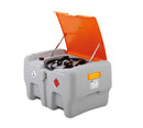 Cemo Mobile diesel tankanlæg - 440 liter med klaplåg - 12 V pumpe og batteri/lader
