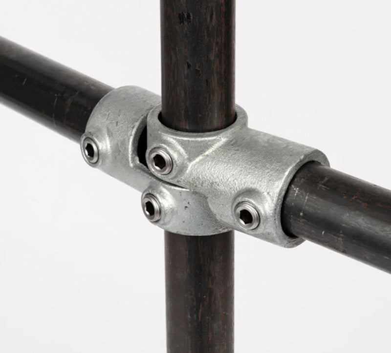 Clarrods Clamps fitting Justerbart t-stykke (90°-180°) - Nr. 148