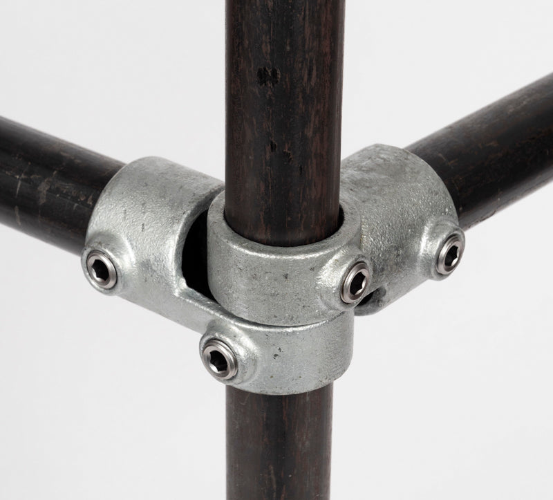 Clarrods Clamps fitting Justerbart t-stykke (90°-180°) - Nr. 148