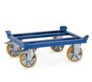 Pallevogn 1200 kg med polyuretandæk - Blå - 800 x 600 mm
