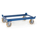 Pallevogn 1200 kg med polyuretandæk - Blå - 1200 x 800 mm
