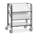 ESD Kassevogn med 3 hylder 800 x 600 mm
