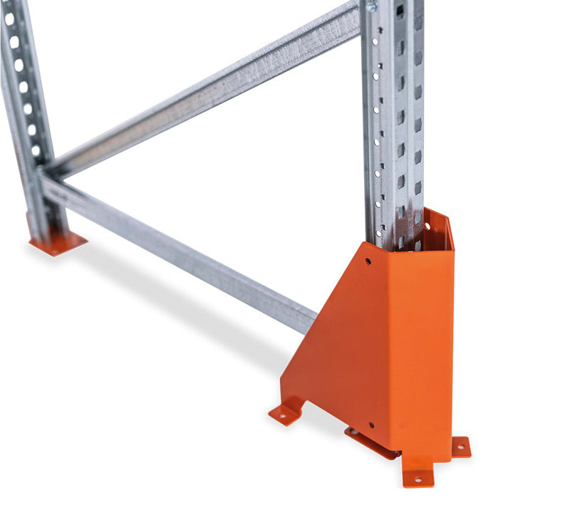 U Stigebensbeskytter - Truckværn enkelt fod - Orange