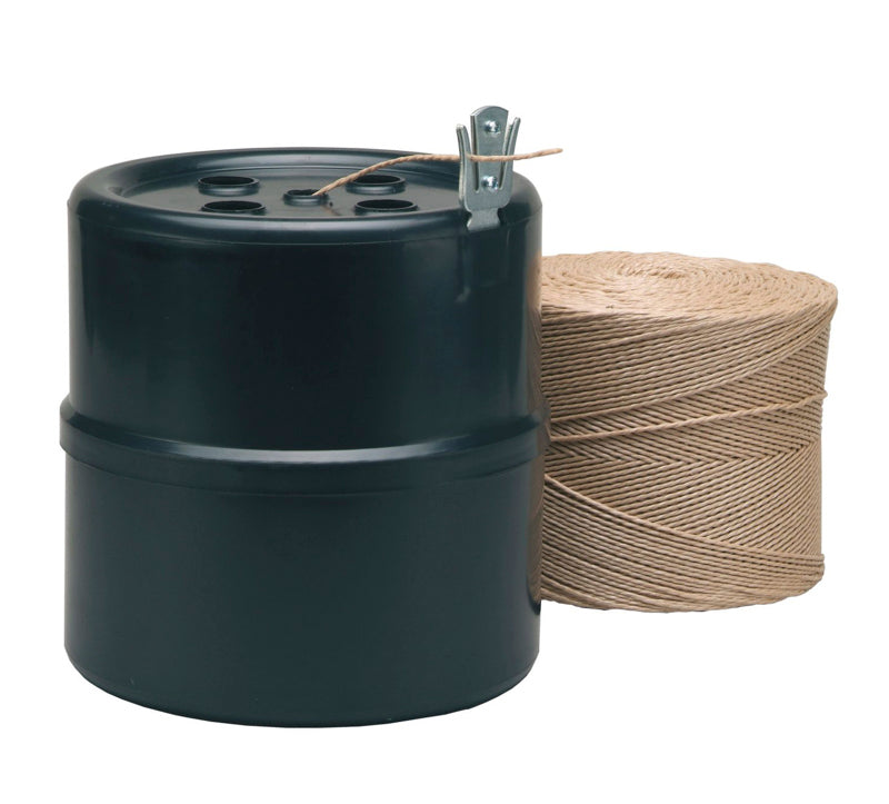 Pakkesnor beholder med afskærer kniv