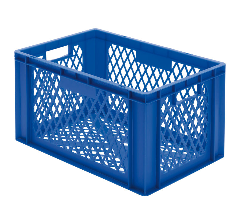 Euro-kasse både perforerede sider og bund - 600 x 400 x 270H mm