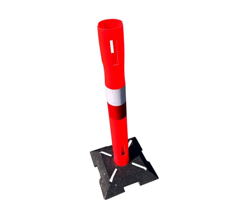 Plast Stolpe inkl. 8 kg. Fod