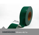 Reflekstape - Grøn - 50 mm x 45,7 meter