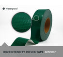 Reflekstape - Grøn - 50 mm x 45,7 meter
