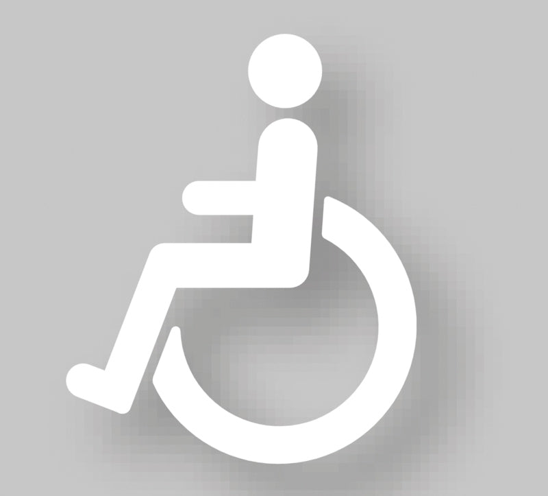 Invalid / handicap - 1000 x 870 mm - Pakke 5 stk. - Premark