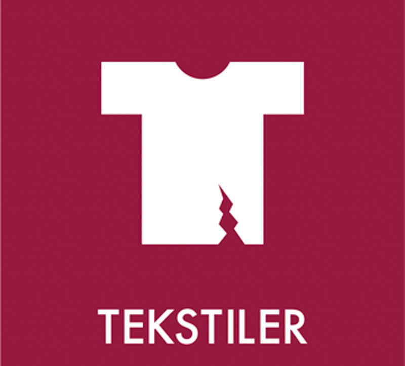 Affaldsskilt Tekstiler