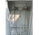 Gasflaskeskab for 3 stk. 50 liter gasflasker - TRG 1050
