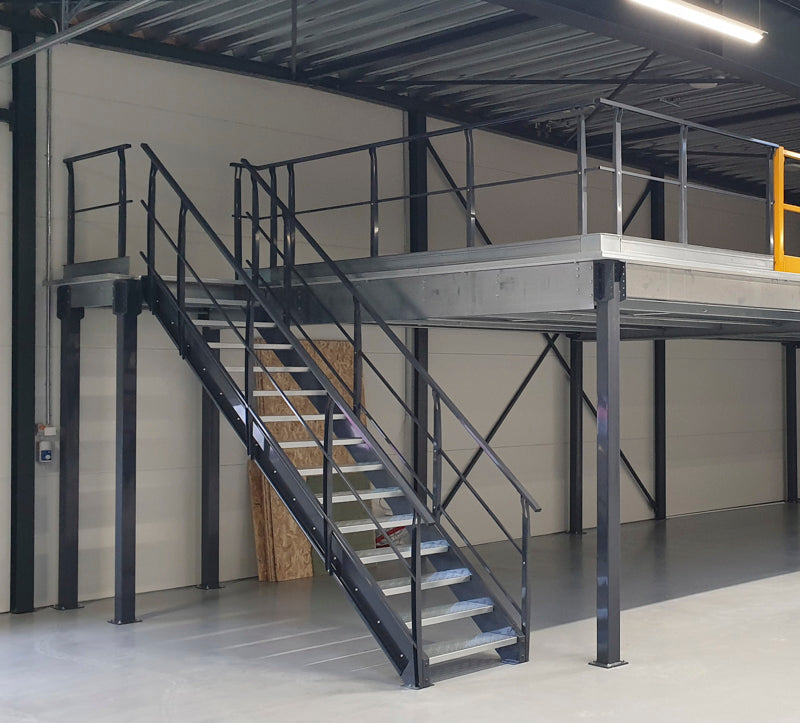 Mezzanin Trappe 38° inkl. repos