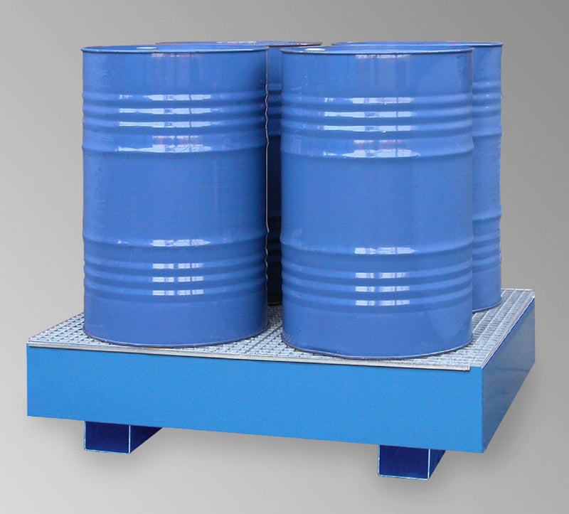 Opsamlingskar 4 x 200 liter - lakeret