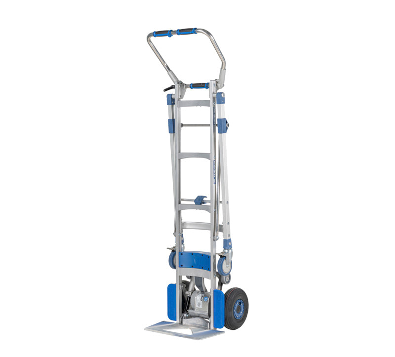 PRO Fold-L Dolly Kick-Out 110 kg - Lithium El trappesækkevogn inkl. bremse, batteri og lader