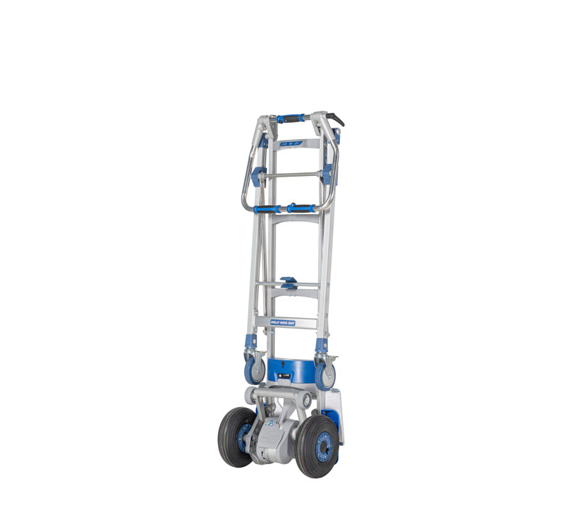 PRO Fold-L Dolly Kick-Out 110 kg - Lithium El trappesækkevogn inkl. bremse, batteri og lader