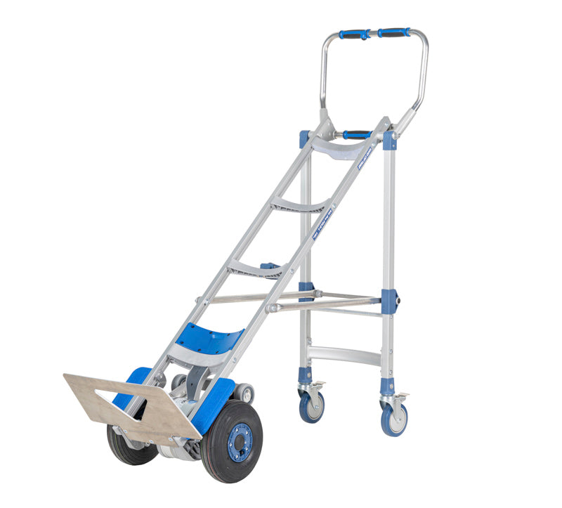 PRO Fold-L Dolly Kick-Out 110 kg - Lithium El trappesækkevogn inkl. bremse, batteri og lader