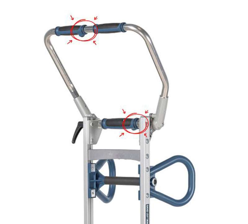 PRO Fold-L 170 kg - Lithium El trappesækkevogn inkl. bremse, batteri og lader