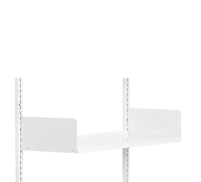 Stål hylde - Hvid - 900 x 400 mm