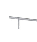 Vægskinne - 1500 mm - Alugrå