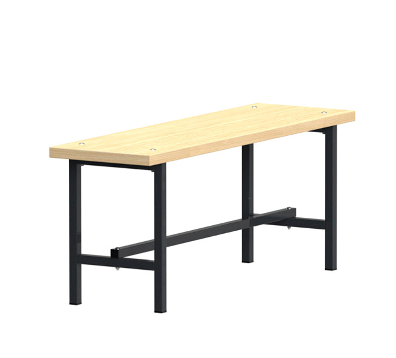 Bænk med ask laminat - 1100 mm