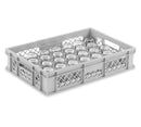 Perforerede kasse til glas - 22 Liter stabelbar - 600 x 400 x 130H mm