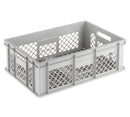 Perforerede kasse til glas - 38 Liter stabelbar - 600 x 400 x 200H mm