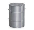 Metal affaldsbeholder - 160 liter - Galvaniseret