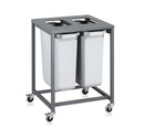 Sorteringsvogn Light – 2 x 60 Liter beholdere