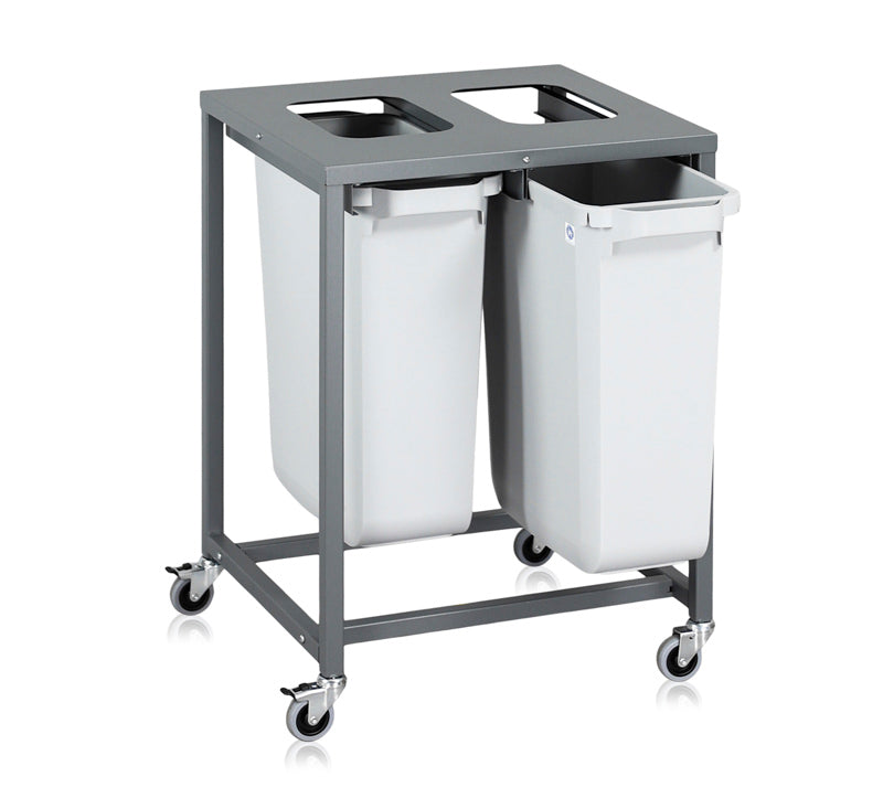Sorteringsvogn Light – 2 x 60 Liter beholdere