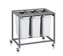 Sorteringsvogn Light – 3 x 60 Liter beholdere