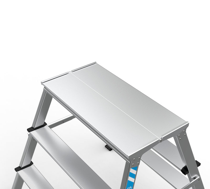 Arbejdsbuk - 2 x 2 trin - platform 600 x 300 mm - Zarges XLstep P - bred