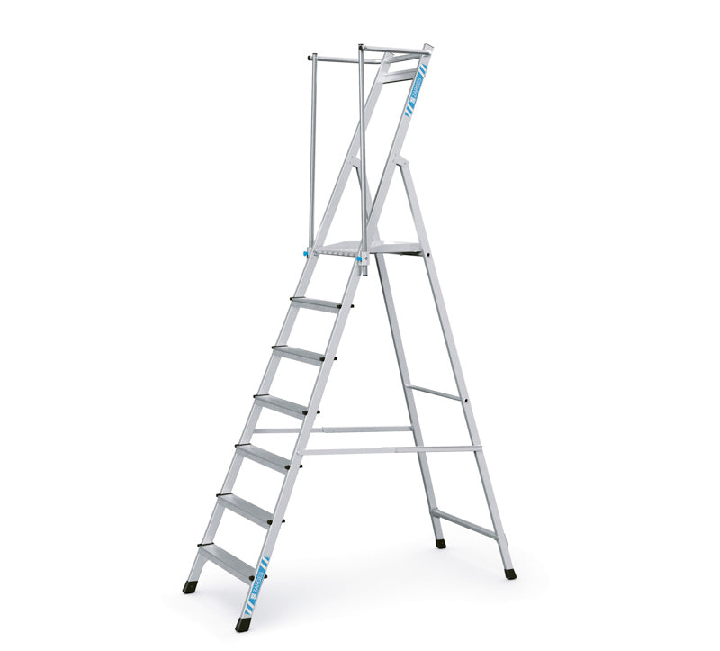 Platformstige Z300 - alu, Prof 2HF - 7 trin - 1740H mm - Zarges