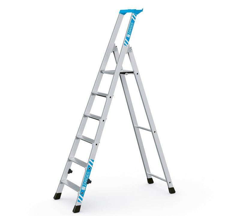 Håndværkerstigen - 6 trin - Platformhøjde 1260H mm - Zarges