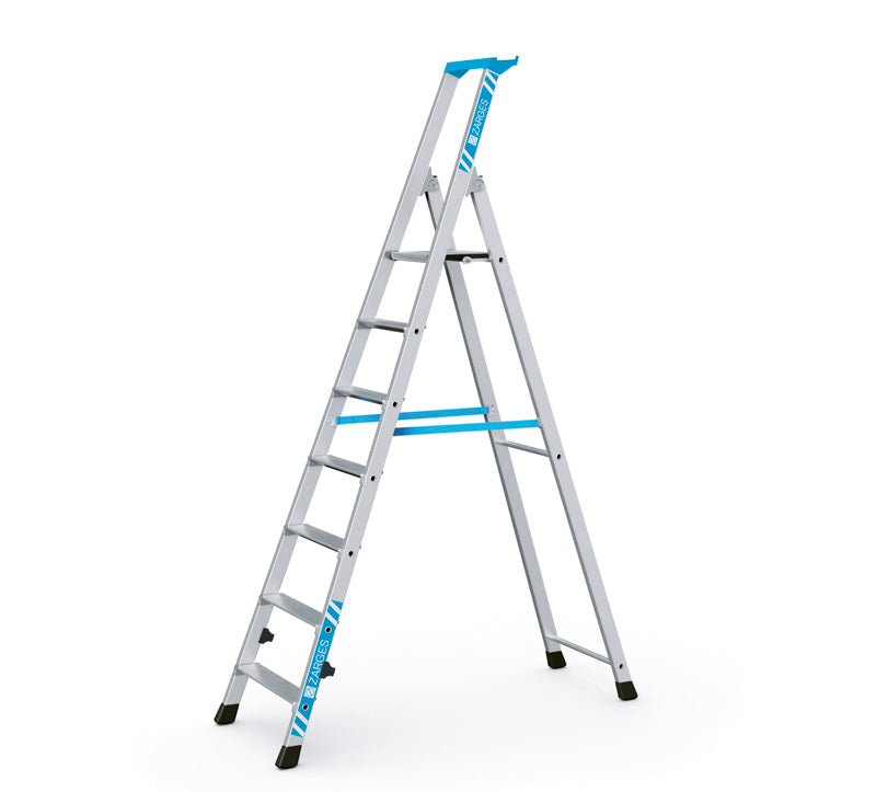 Håndværkerstigen - 7 trin - Platformhøjde 1480H mm - Zarges